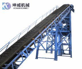煤廠大傾角皮帶輸送機